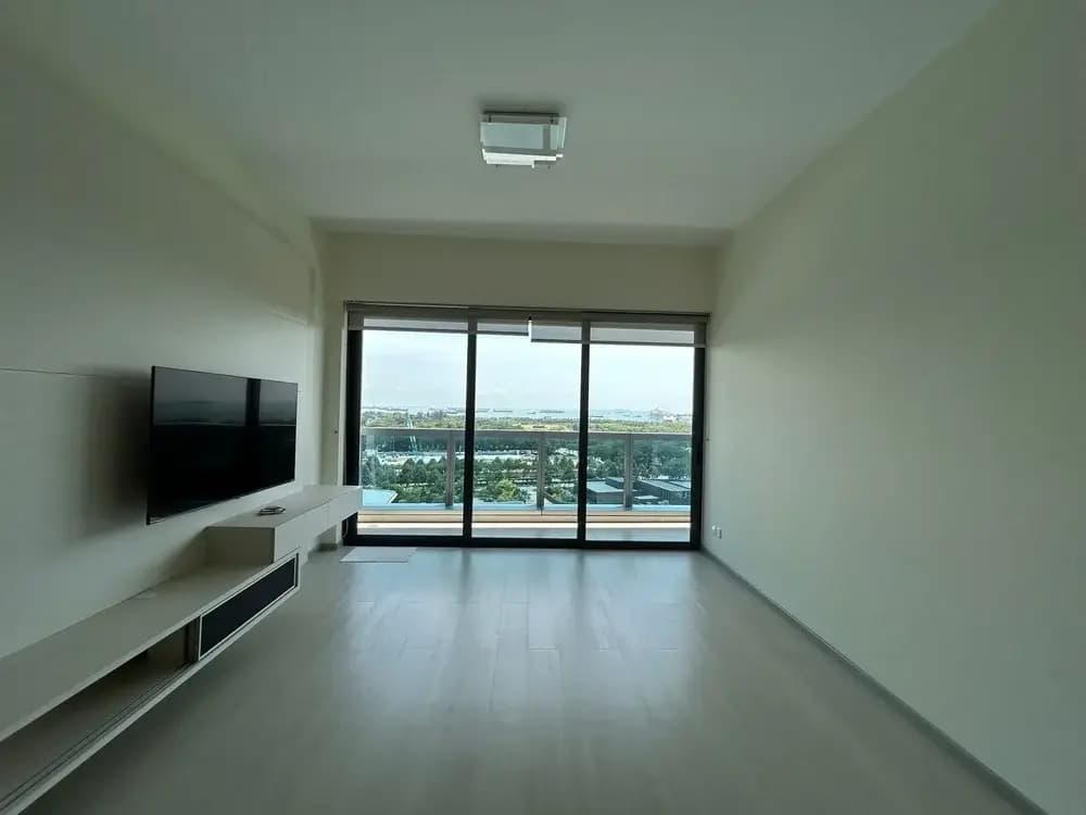 Condo 2-bedroom living room at East Coast